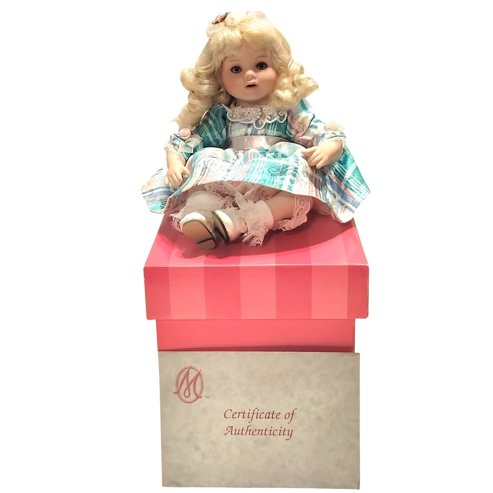 VTG Marie Osmond Angelica's 1st Birthday Tiny Tot Doll C20691 w/ Box & COA 2002